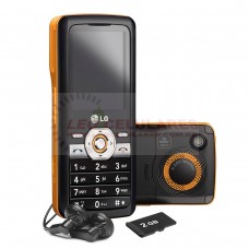 CELULAR LG GM205 PRETO E LARANJA CAMERA 2.0 MP MP3 PLAYER RADIO FM